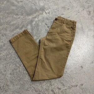 American Eagle Flex Straight Leg Tan Chino Pants 28x34 Casual